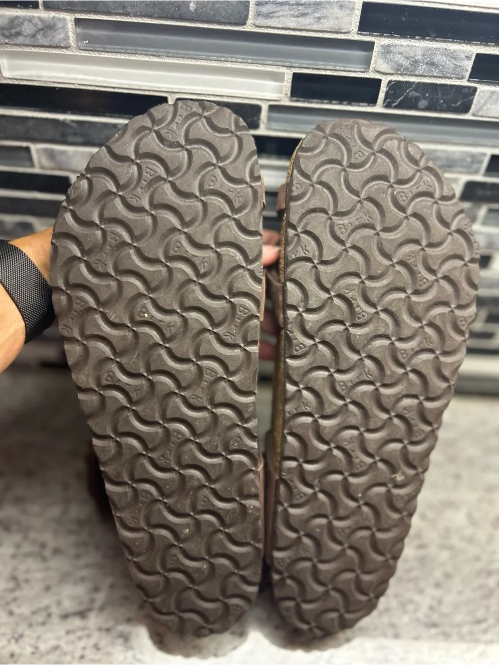 Birkenstock Yara Brown Leather Ankle-Strap Sandals women’s size 11(42)